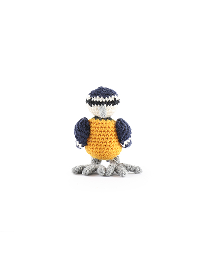 mini blue tit crochet pattern